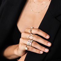 Anello Rue des Mille Donna GALACTICA in Argento ANZ-013 M2 AU - ANZ-013 M2 AU